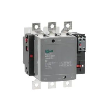 Контактор 225А 220В АС АС3 АС4 1НО+1НЗ КМ-102