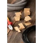 Угол внутренний (40х25) (4 шт) Plast под светлое дерево