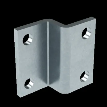 Пластина для крепления консолей BBF60 к тяжелому подвесу/профилю горячеоцинкованная