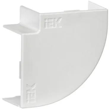 Поворот на 90град КМП 40х25 белый (4шт/компл) Элекор