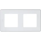 Рамка 2 поста INSPIRIA белая