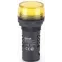 Лампа коммутационная ЛК-22 ADDS диам. 22мм LED желтая 220В AC/DC