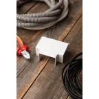 Угол T-образный (40х25) (4 шт) Plast Белый