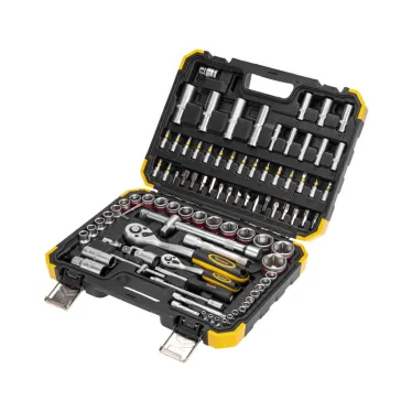 Набор инструментов, 1/2, 1/4, CrV, пластиковый кейс, 94 предмета