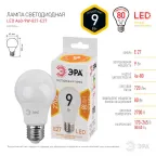 Лампа светодиодная LED A60-9W-827-E27 (диод, груша, 9Вт, тепл, E27 (10/100/1200)