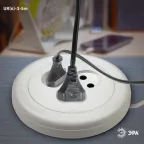 Удлинитель UR(6)-3-5m/УХ6-103 рулетка без заземл.,1300Вт, 3гн, 5м (5/20/600) UR(6)-3-5m