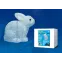 Фигура светодиодная Кролик 32 светодиода 27*14*24 см цвет свечения-белый IP20 ULD-M2724-032/STA WHITE IP20 RABBIT