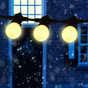 Гирлянда Белт Лайт набор 10 м, ERABL-WS10 30 LED ламп (шаг 30 см), теплый свет, 220 В, каучук