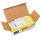 Колодка клеммная JXB-4/35 желтая