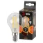 Лампа светодиодная филаментная F-LED P45-7W-827-E14 (филамент, шар, 7Вт, тепл, E14 (10/100/2400)