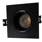 Светильник встраиваемый IP20 10 Вт GU5.3 LED черн./черн. пластик DENKIRS DK3071-BK