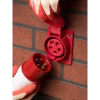 Розетка кабельная 32А 3Р+N+Е IP44 скрытая 380В 425