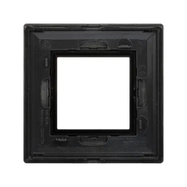 Рамка из металла, ''Avanti'', графитовая, 2 модуля