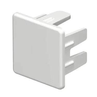 Заглушка кабельного канала торцевая WDK 25x25 мм (ПВХ, белый)