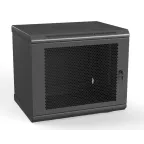 Шкаф настенный 19-дюймовый15U775x600х600ммперфорированная стальнаядверь