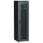 Шкаф сетевой 19дюйм LINEA N 47U 600х800 мм перфорированная передняя дверь черный