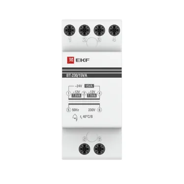 Трансформатор звонковый модульный BT-230В/12-12В 15ВА PROxima