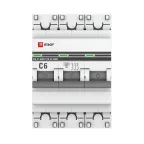 Автоматический выключатель 1P 6А (C) 6кА ВА 47-63M c электромагнитным расцепителем PROxima