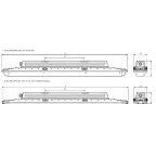 Светильник светодиодный SLICK.OPL LED 30 EM with driver box /matt tempered glass/ 5000K