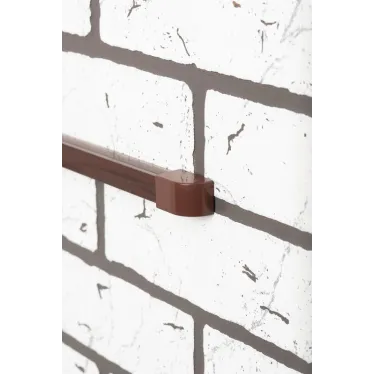 Заглушка (16х16) (4 шт) Plast под темное дерево