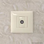 Avanti Розетка TV оконечная в стену, , Ванильнаядымка