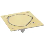 Connect Влагостойкая основа IP66 с замком на 1 модуль K45 латунь