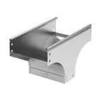 Ответвитель TD Т-образный вертикальный основание 100 H50 в комплекте с крепежными элементами и соединительными пластинами