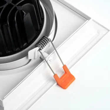 Светильник светодиодный ДВО-20w 4000К 1800Лм поворотный квадратный белый