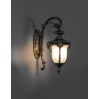 Светильник НБУ-60w вниз Е27 IP44 черное золото