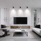 Светильник светодиодный ДПО-25w 4000К 2250Лм наклонный белый