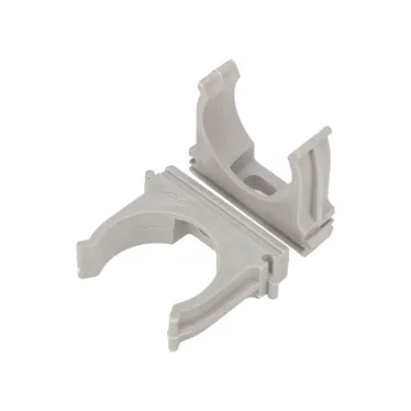 Крепеж-клипса для труб 32 мм, серая (100 шт./уп.), REXANT