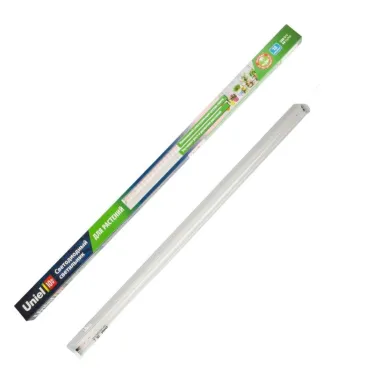 TE Светильник для растений светодиодный линейный, 570мм, выкл. на корпусе. Пластик. Спектр для фотосинтеза. TM