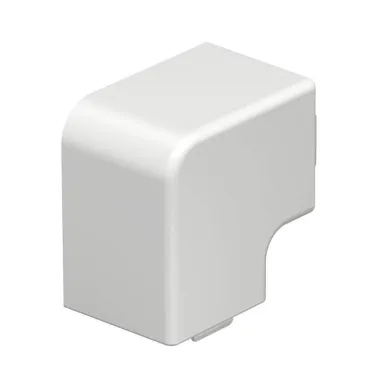 Крышка плоского угла кабельного канала WDK 40x40 мм (ПВХ, белый)