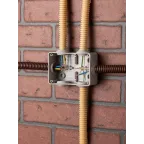 Коробка распаячная КМР-050-048 пылевлагозащитная 6мембранных вводов уплотнительный шнур (120х80х50) PROxima