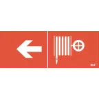 Этикетка самоклеящаяся 240х90мм ''Пожарный кран/стрелка налево'' IEK