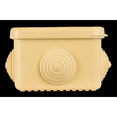 Коробка распаячная КМР-030-036 пылевлагозащитная, 4 мембранных ввода (73х73х49) светлое дерево PROxima