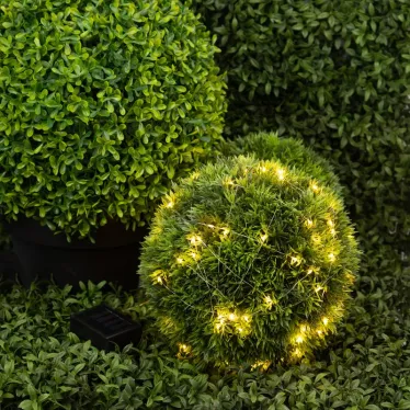Садовая гирлянда ERASF22-42 на солнечной батарее Нить теплый свет 100 microLED, 10 м