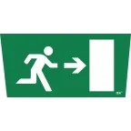 Этикетка самоклеящаяся 310х280мм ''Выход/стрелка направо'' IEK