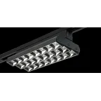 Светильник светодиодный трековый на шинопровод черный ДПО-60Вт IP40 4000К 5100Лм PTR 2260R 3S