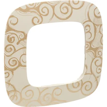 Valena ALLURE Рамка 1 пост Нарцисс золото универсальная