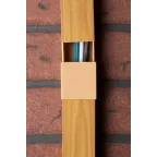 Соединитель (40х25) (4 шт) Plast PROxima под светлое дерево