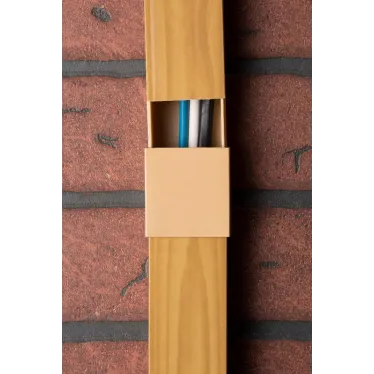 Соединитель (40х25) (4 шт) Plast PROxima под светлое дерево