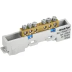 TEKFOR Шина N ноль неизолированная на универсальном держателе 6х9-6-С IEK