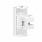 Avanti Телефонная розетка RJ-12 без шторки модульная, Белое облако, 1 модуль