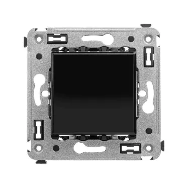 Avanti Кнопка одноклавишная в стену,Черный квадрат