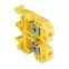 Клемма винтовая JXB- 6мм.кв желтая