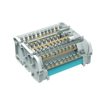 Блок распределительный на DIN 5 полюсов 160А 8х7-12мм