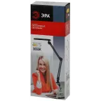 Светильник настольный светодиодный на струбцине серебро NLED-441-7W-S