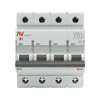 Выключатель автоматический AV-6 4P 1A (B) 6kA AVERES