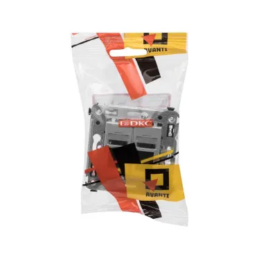 Avanti Телефонная розетка RJ-12 в стену двойная Закаленная сталь